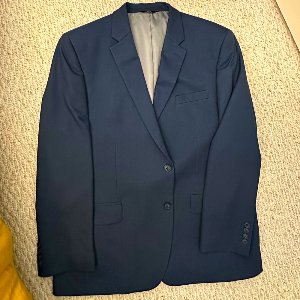 Men’s Haggar navy blue 46R sport coat